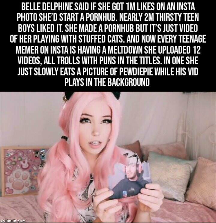 Belle delphine meme