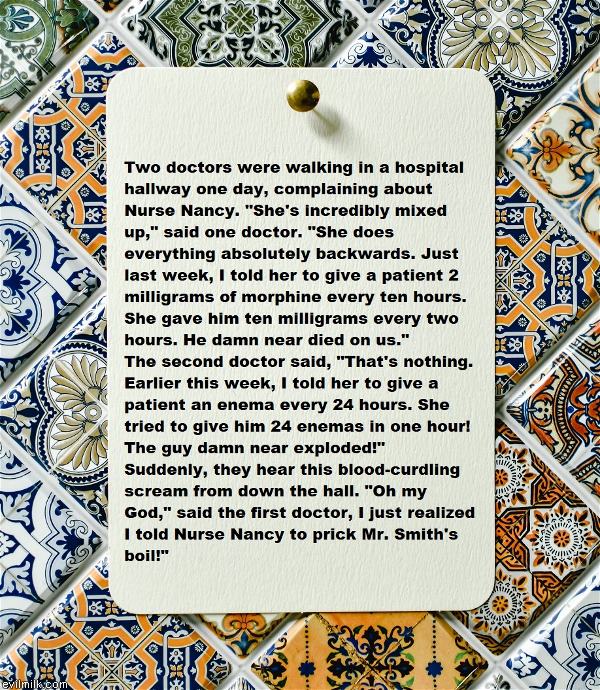 My.Evilmilk Terrible Bedside Manner