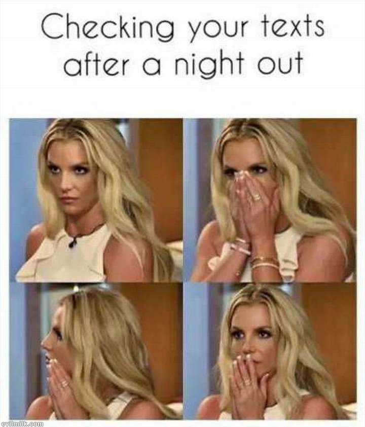 After night out