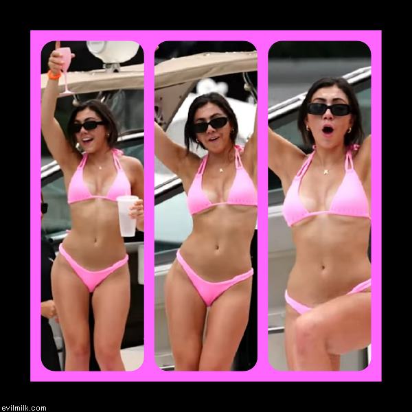 My Evilmilk Pink Bikini Collage