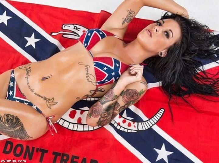 Confederate Flag Bikini.