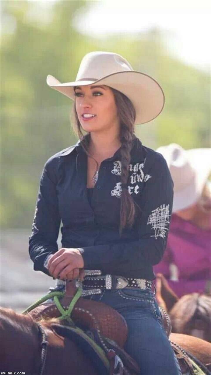 Brunette Cowgirl