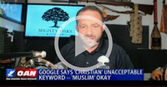 Google says 'Christian' unacceptable keyword -- 'M