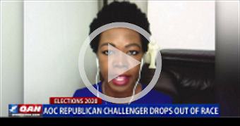 AOC Republican challenger drops out of race