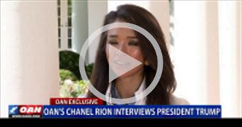 EXCLUSIVE: OAN's Chanel Rion interviews President 