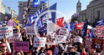 Massive crowd rallies for President Trump at 'Mill