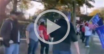 GEORGIA: Trump supporters are gathering outside th