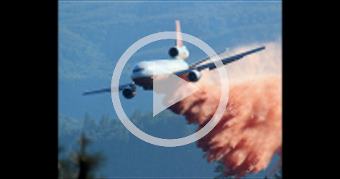 DC 10 Air Tanker showing just how much skill a pil