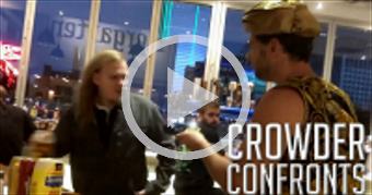 FLASHBACK: Violent Antifa Thug Assaults Crowder! |