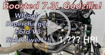 Supercharged Godzilla 7.3L Ford V8 Makes Insane Ho