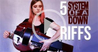 5 System of a Down riffs on hurdy gurdy