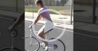 Very Skilled Bike Trickster