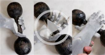 Artificial Muscles Robotic Arm Full Range of Motio