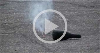 Gray street sparkler  bomb gone bad