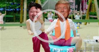 Trump and Kim gangnam style