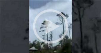 Incredible video shot inside the eye of Hurricane 